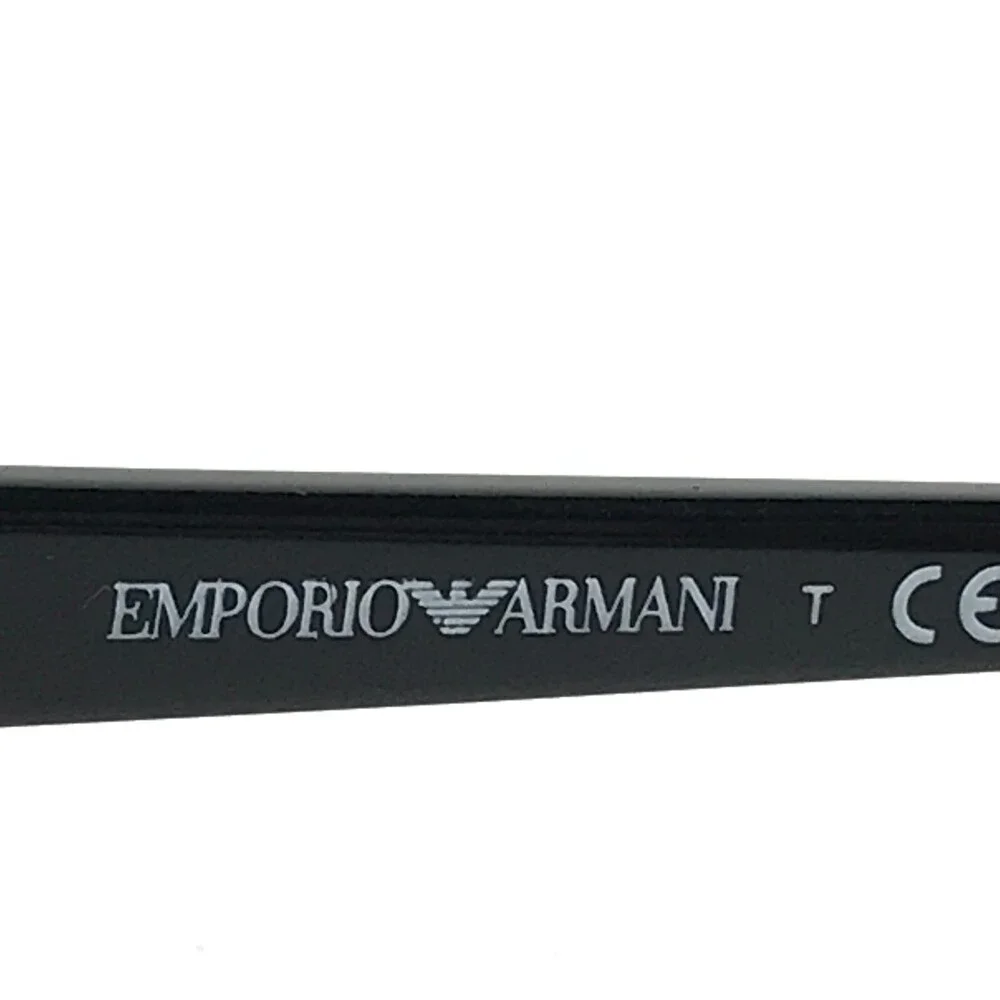 Emporio Armani Eyeglasses Frames EA3016 5017 Black Gold Rectangular 53-16-135